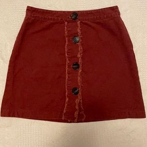 Francesca’s Jean Skirt